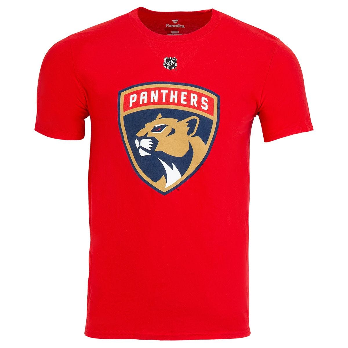 Florida Panthers Fanatics Authentic Stack Name & Number Short