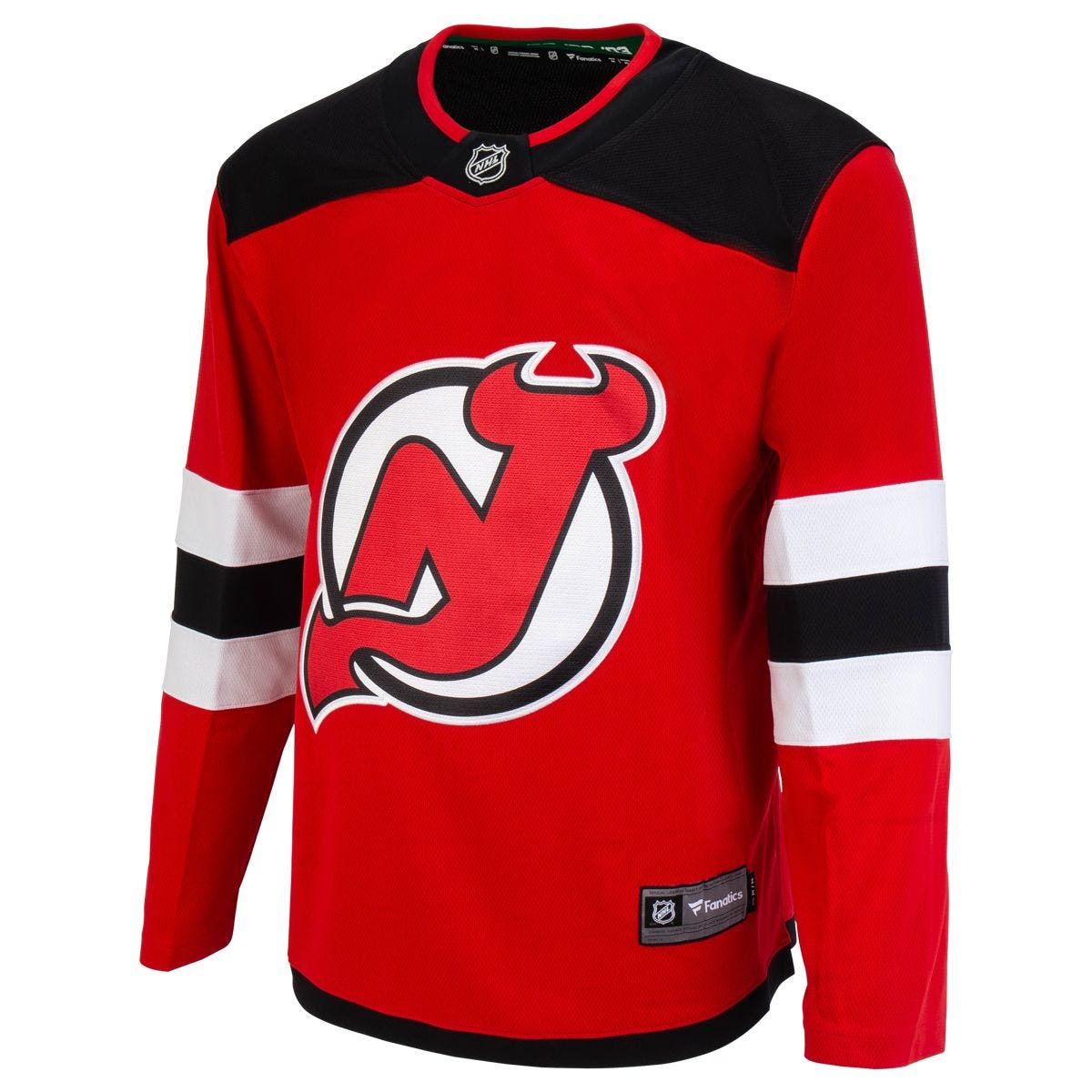 New Jersey Devils Fanatics Premier Breakaway Blank Adult Hockey Jersey