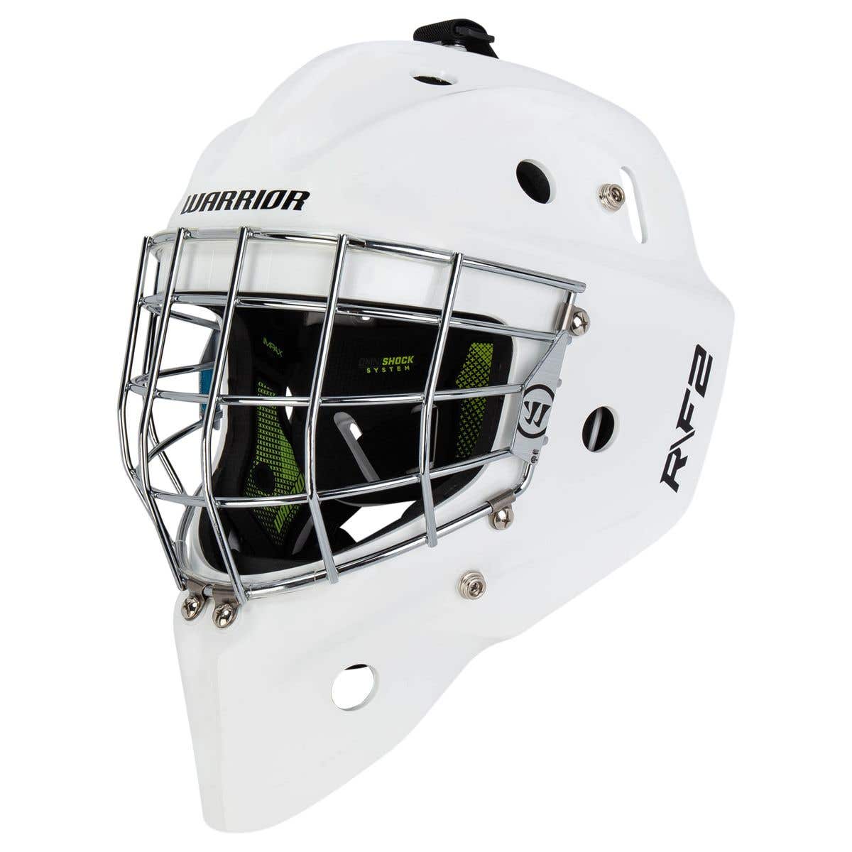 Warrior Ritual R\F2 E+ Senior Certified Straight Bar Goalie Mask