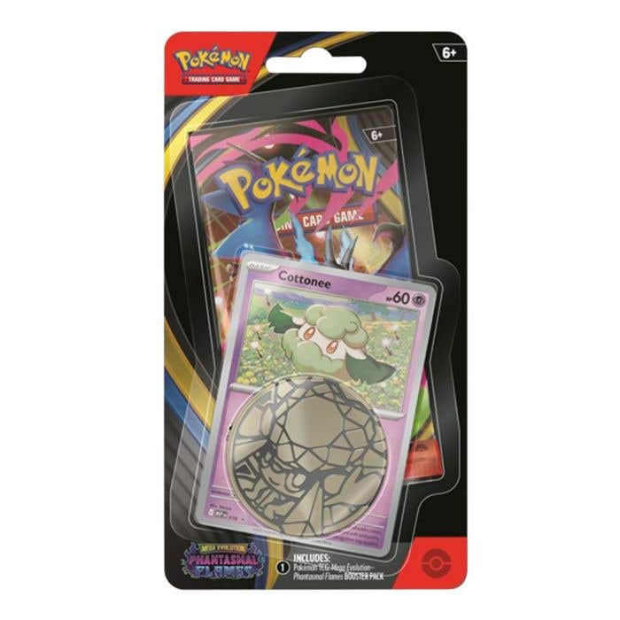 Pokemon TGC Mega Evolution: Phantasmal Flames Checklane Blister