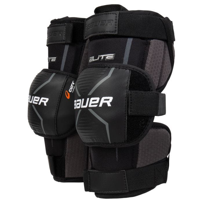 BAUER - BAUER ELITE ニーパッド シニア SR BAUER ELITE ニーパッド シニア SR - ユーロスポルト アイス