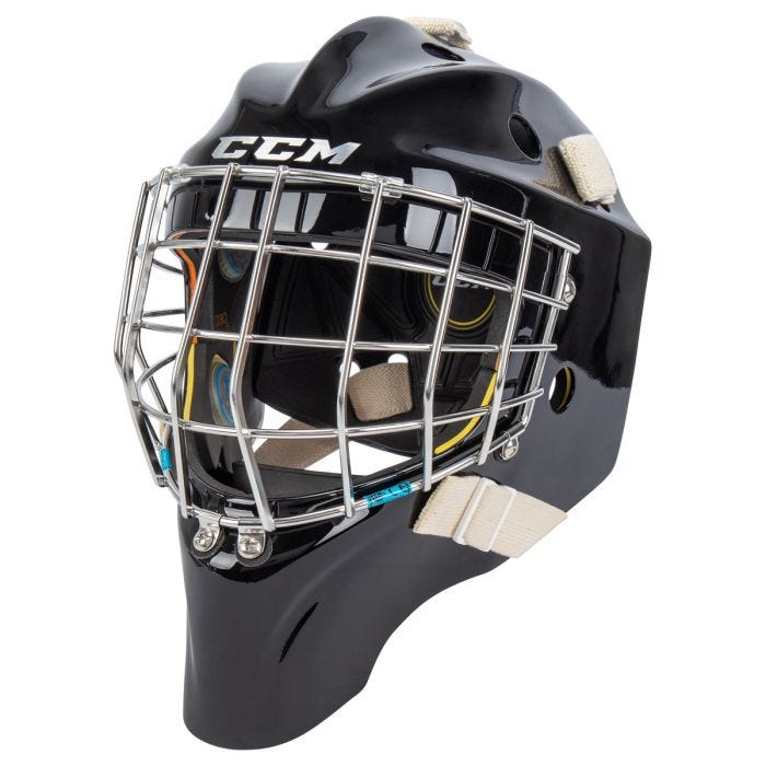 CCM Axis Pro Senior Certified Straight Bar Goalie Mask