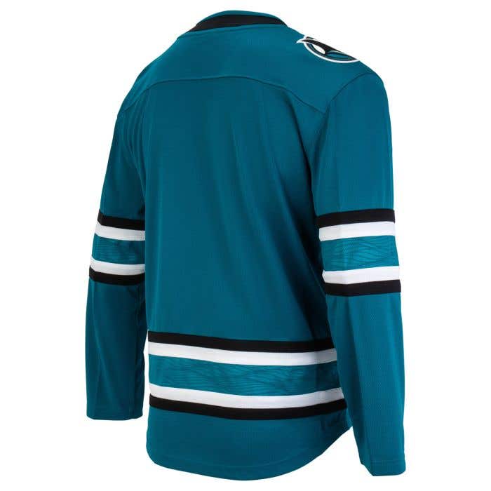 San Jose Sharks Fanatics Premier Breakaway Blank Adult Hockey