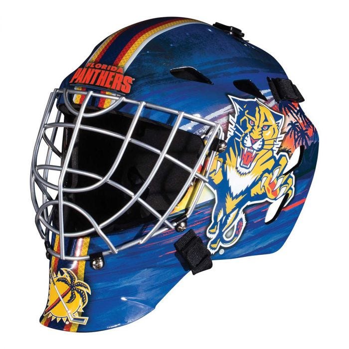 FRANKLIN NHL Team Mini hockey goalie mask