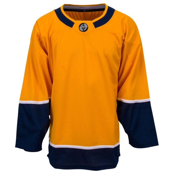 nashville predators jersey redesign - white tusk motif down the sleeve and  claw marks on the shoulders @predsnhl #nhl #hockey #predators…