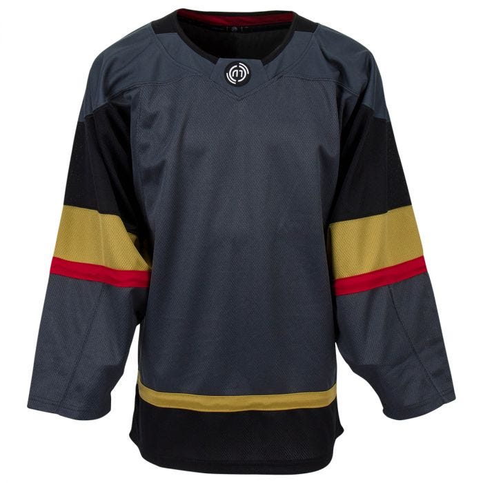 Monkeysports New York Islanders Uncrested Adult Hockey Jersey in Royal Size Goal Cut (Intermediate)