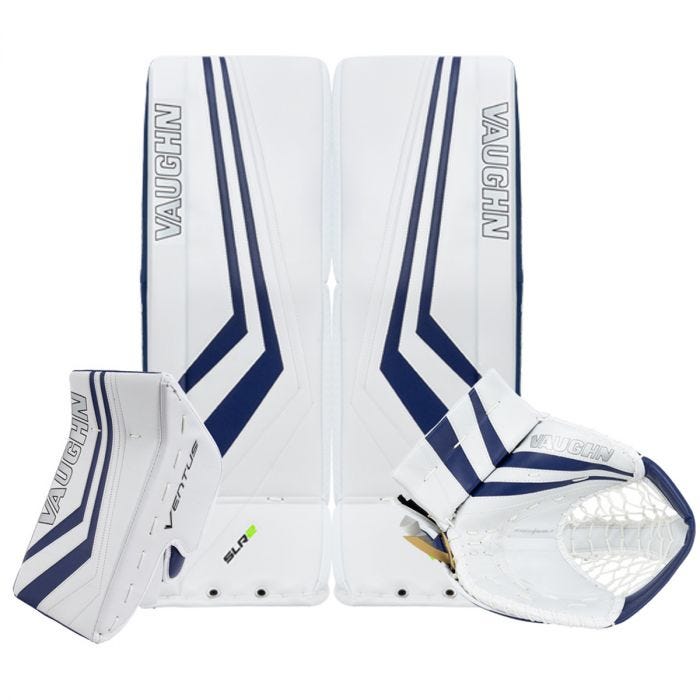 senior ice hockey Ventus New Vaughn SLR Pro goalie blocker/glove full
