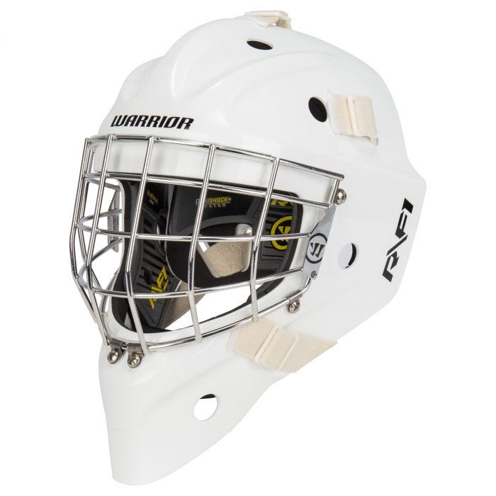 Warrior Ritual R/F1 Senior+ Certified Straight Bar Goalie Mask