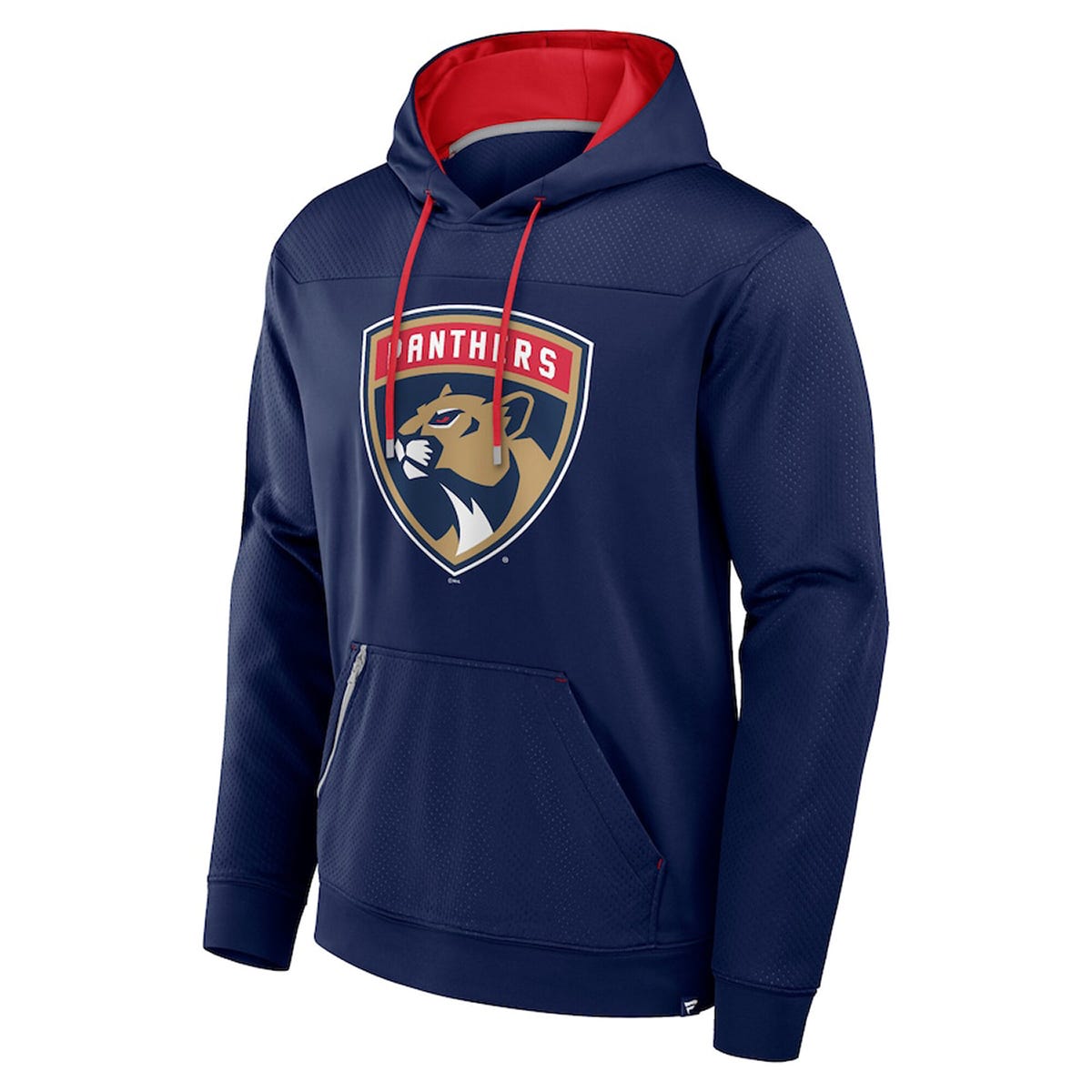 Fanatics Florida Panthers Defender Pullover Hoodie in Navy Size Medium