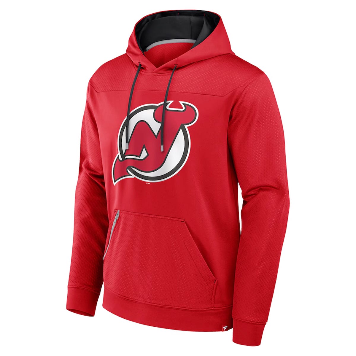 Fanatics New Jersey Devils Defender Pullover Hoodie in Red Size Medium