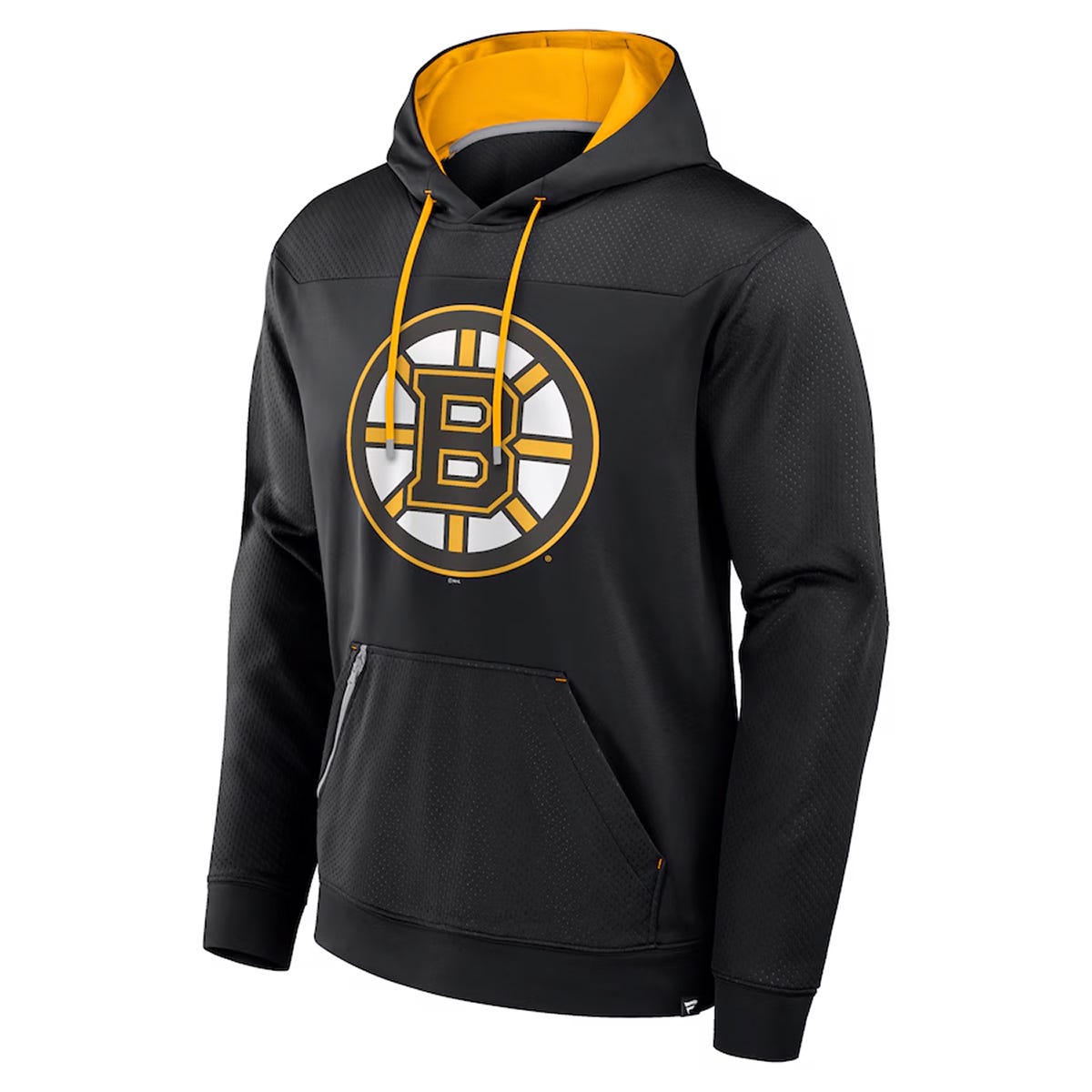 Fanatics Boston Bruins Defender Pullover Hoodie in Black Size Medium