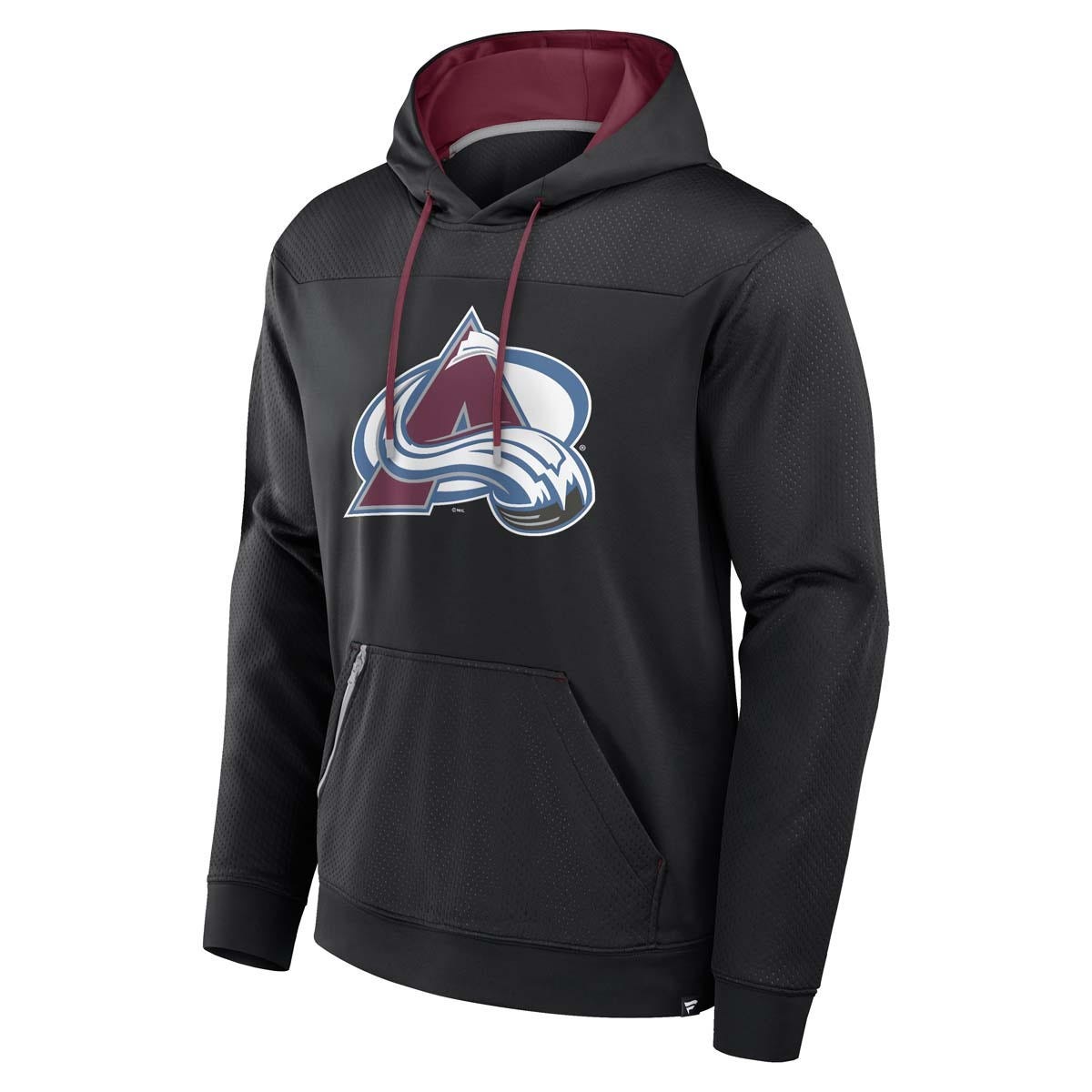 Fanatics Colorado Avalanche Defender Pullover Hoodie in Black Size Medium