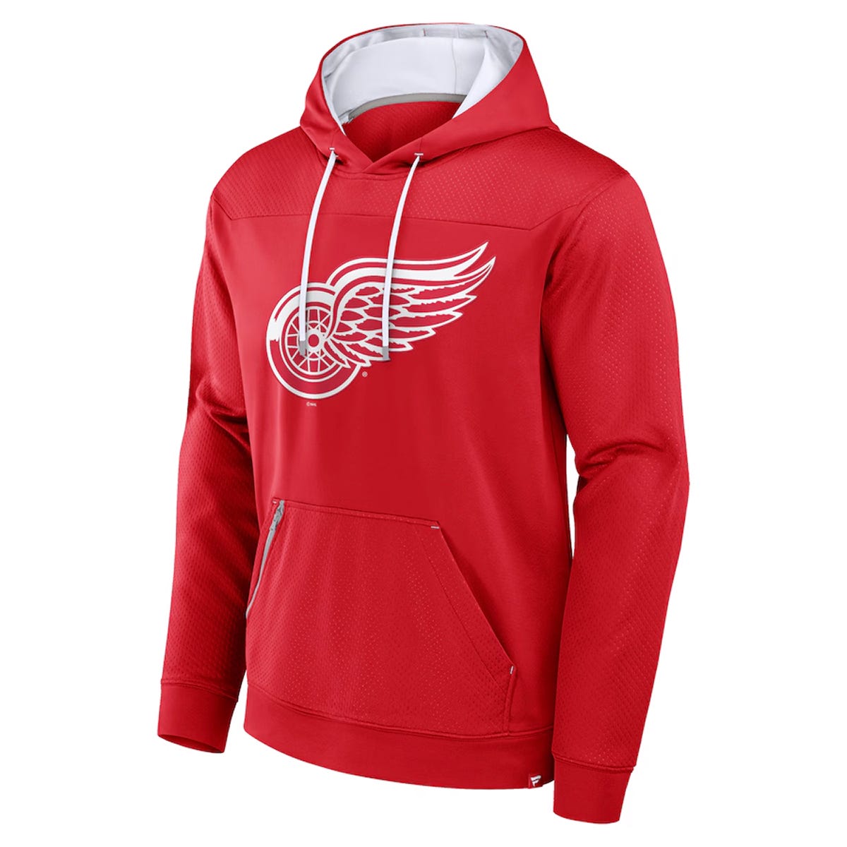 Fanatics Detroit Wings Defender Pullover Hoodie in Red Size Medium