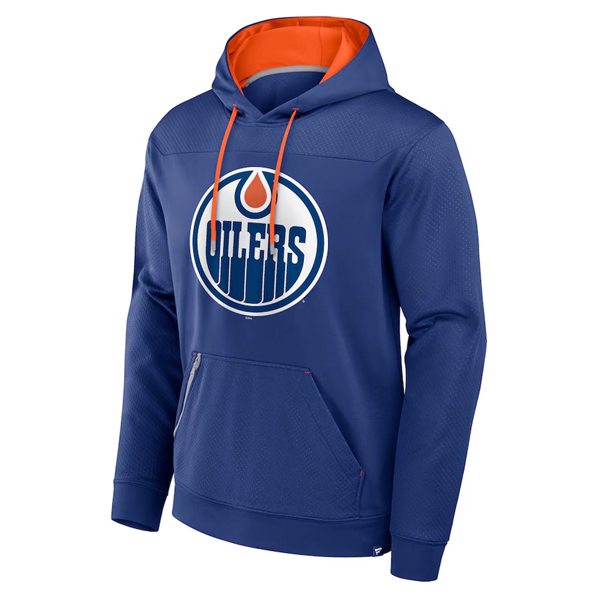 Fanatics Edmonton Oilers Defender Pullover Hoodie in Blue Size X-Large