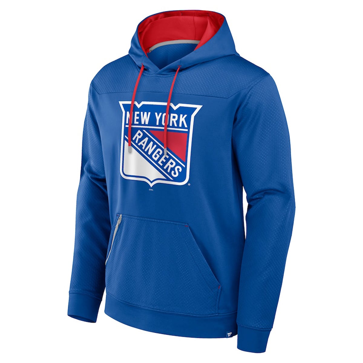 Fanatics New York Rangers Defender Pullover Hoodie in Royal Size Medium