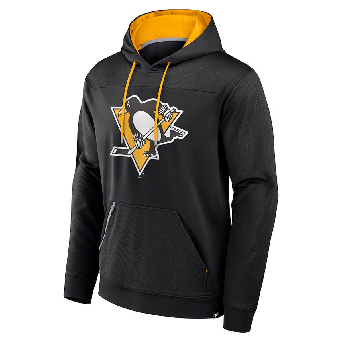 Fanatics Pittsburgh Penguins Defender Pullover Hoodie in Black Size Medium