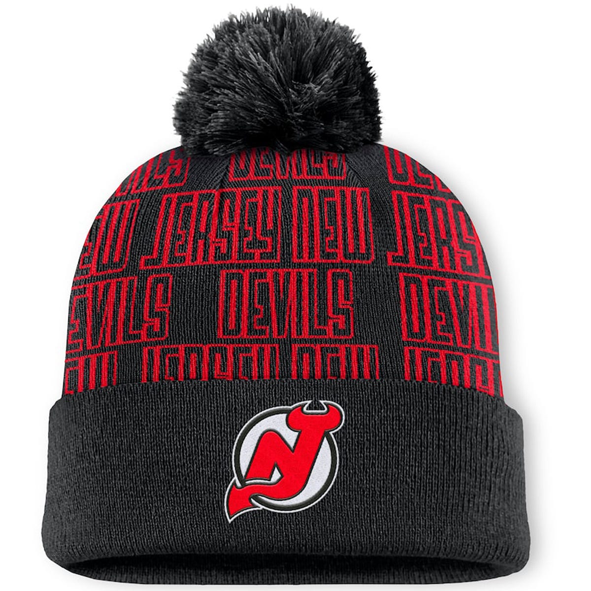 Fanatics New Jersey Devils Empty Net Beanie in Black