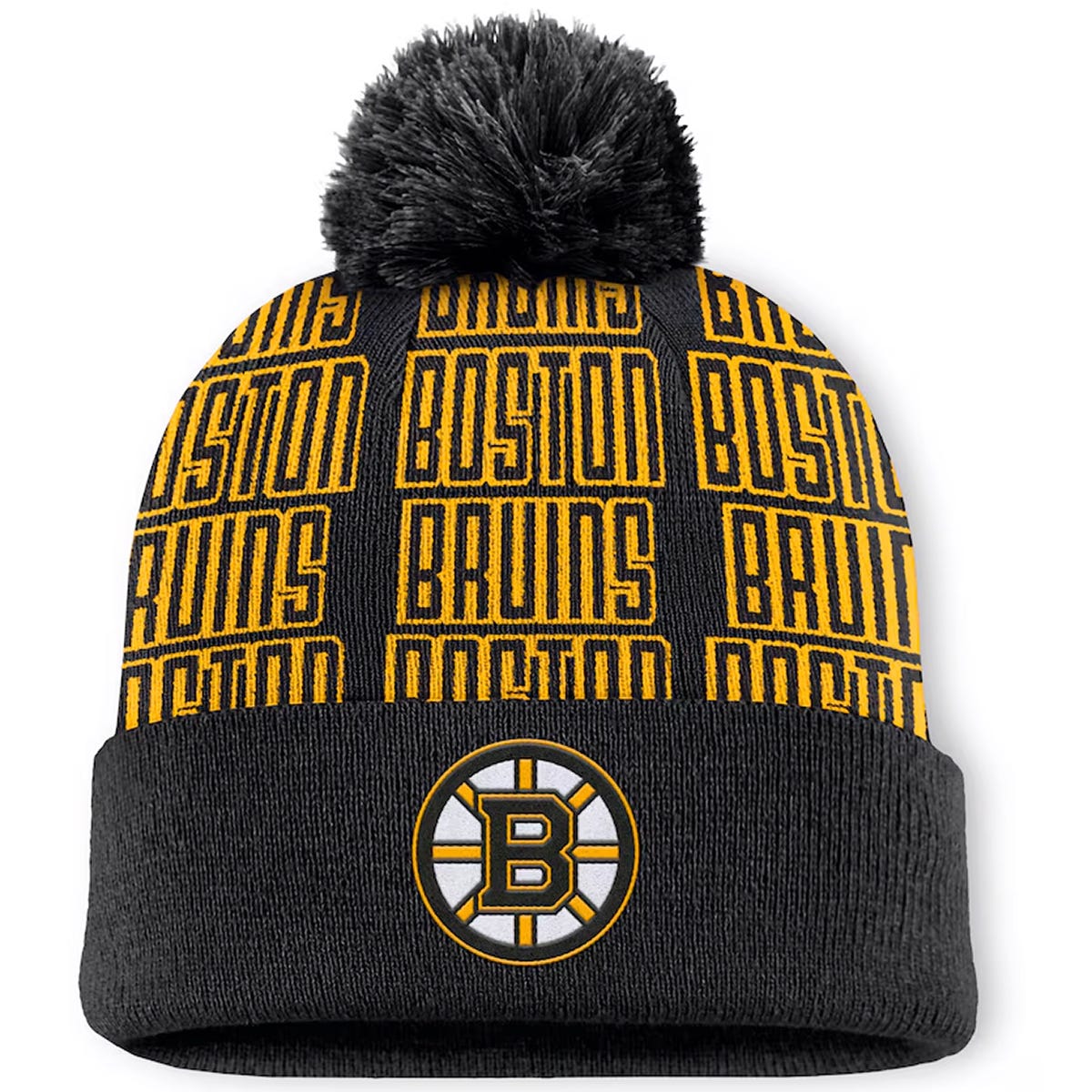 Fanatics Boston Bruins Empty Net Beanie in Black