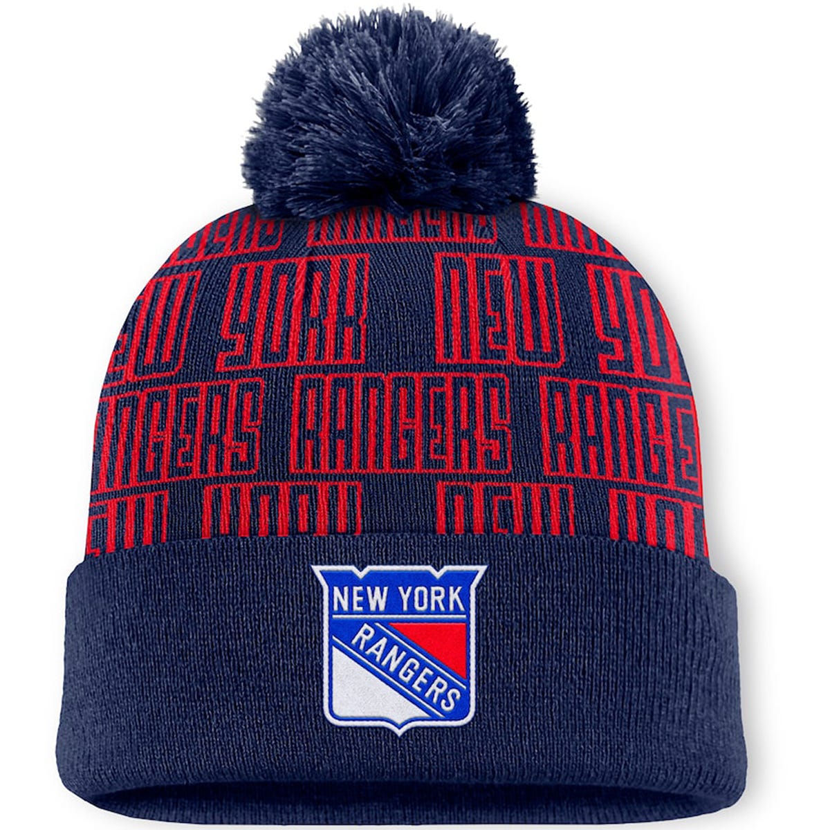 Fanatics New York Rangers Empty Net Beanie in Navy