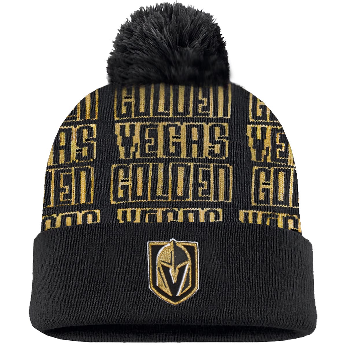 Fanatics Vegas Golden Knights Empty Net Beanie in Black