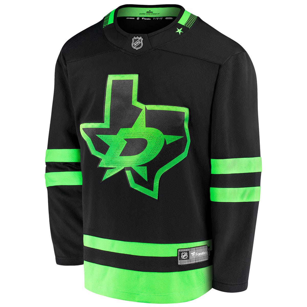 Fanatics Dallas Stars Premier Breakaway Blank Adult Hockey Jersey in Black Size Large