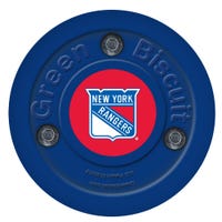 Green Biscuit New York Rangers Training Puck in Blue