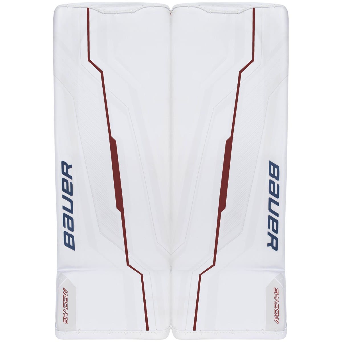Bauer Supreme Shadow Senior Custom Goalie Leg Pads in White Size Large
