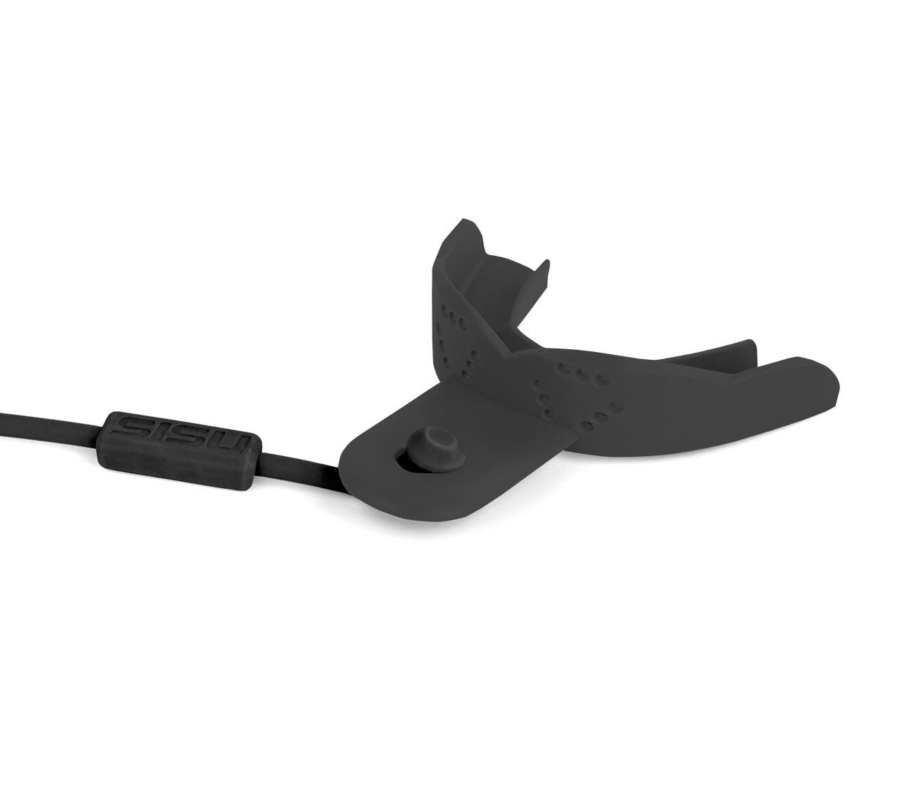 SISU Tether Mouthguard in Black Size Youth