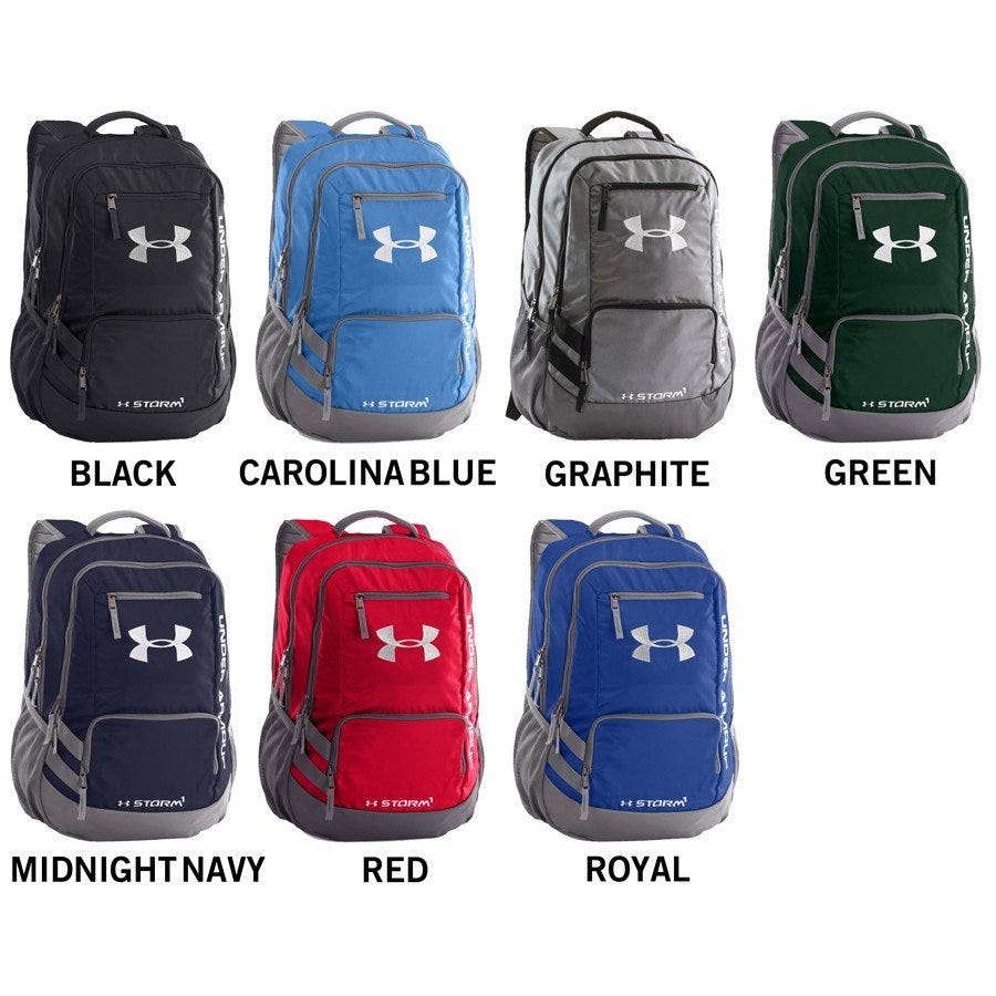under armour backpack deals