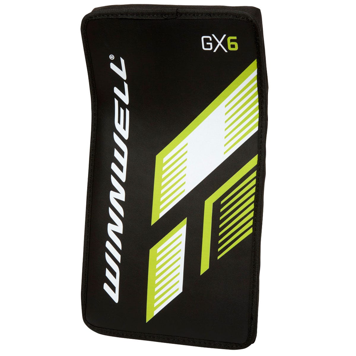 Winnwell GX6 Junior Street Goalie Blocker in White/Black/Green