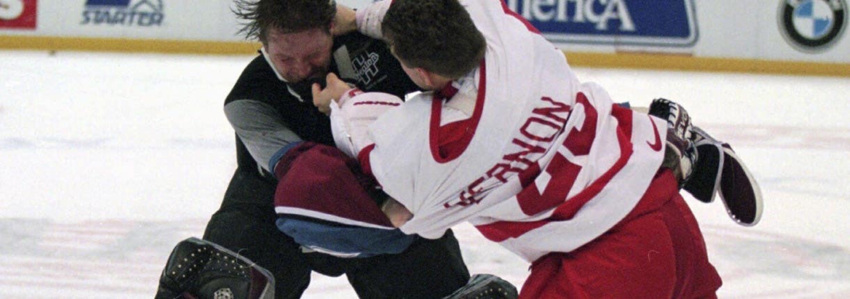 NHL Goalie Fights History