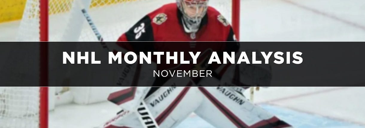 NHL Monthly Analysis November