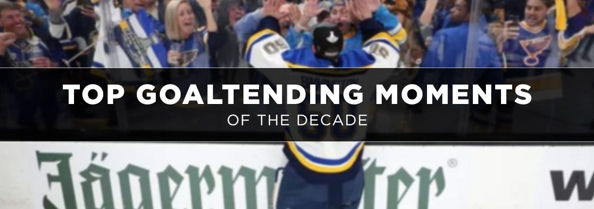 Top Goaltending Moments of the Decade