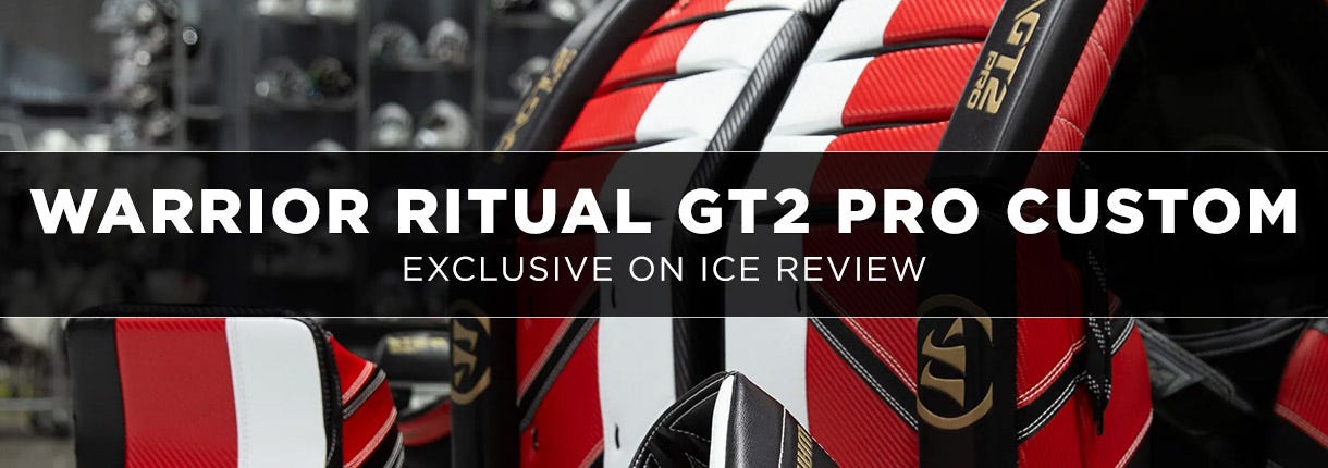 Exclusive On Ice Review: Warrior Ritual GT2 Pro Custom Leg Pads, Glove and Blocker!