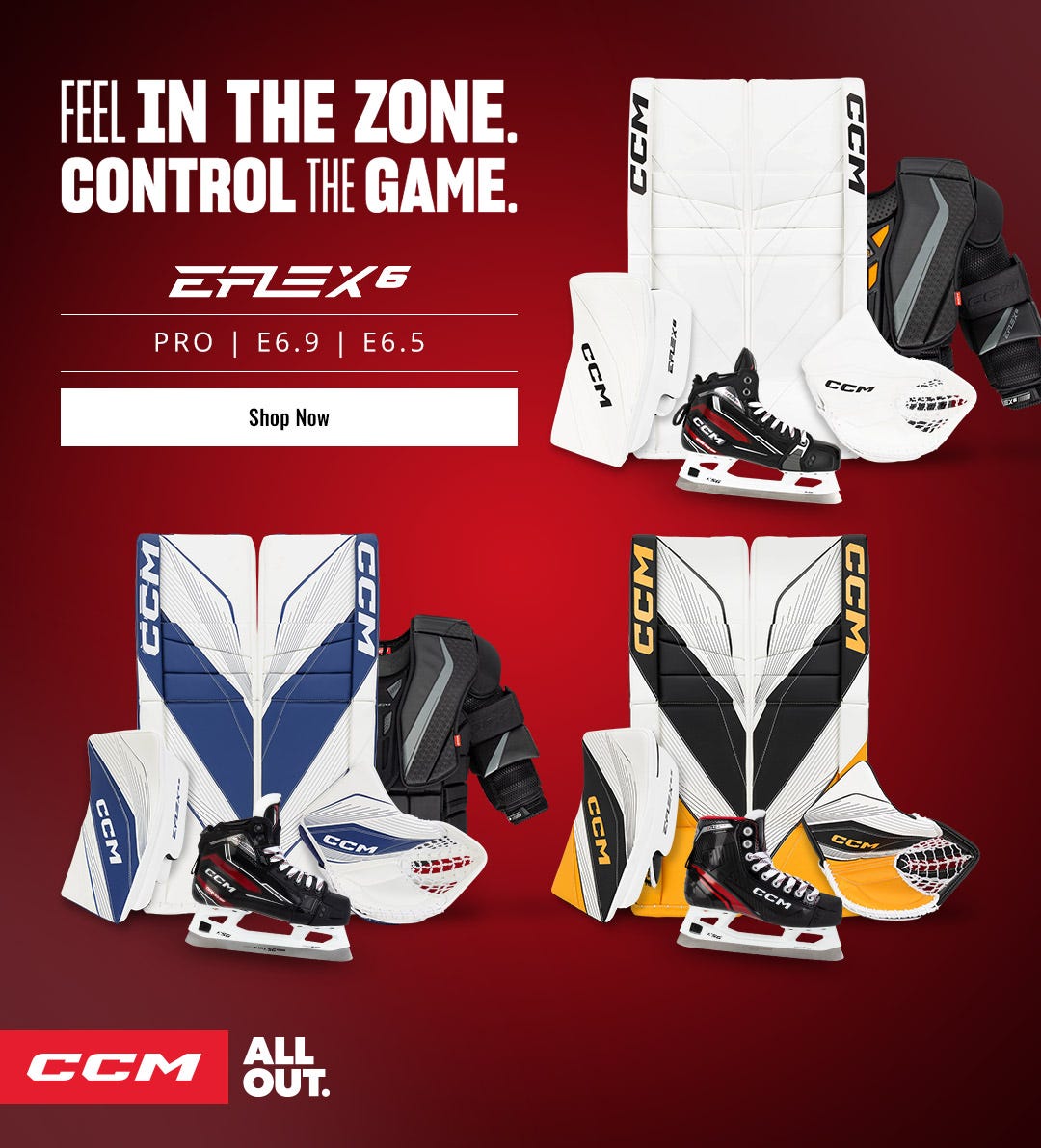 CCM EFlex 6 Goalie Equipment