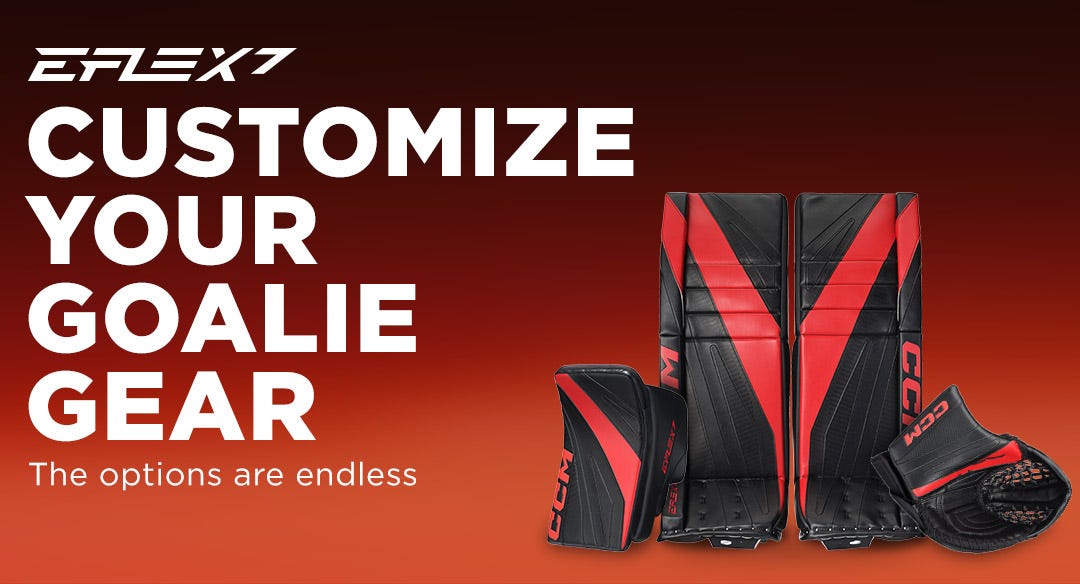 CCM EFlex 7 Custom Goalie Equipment