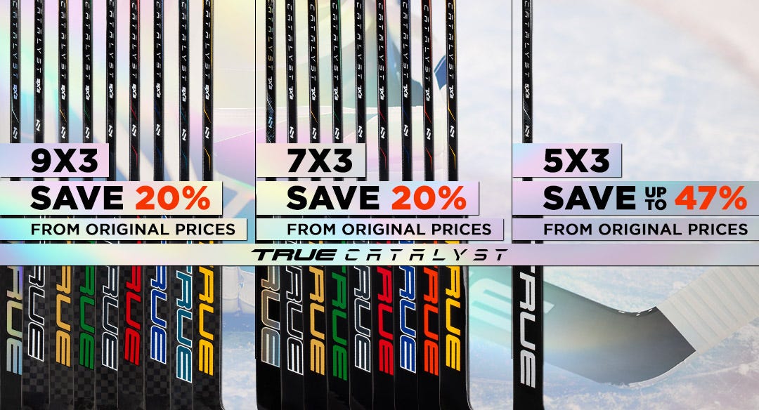 True Catalyst Goalie Sticks: Save up to 47% from original prices