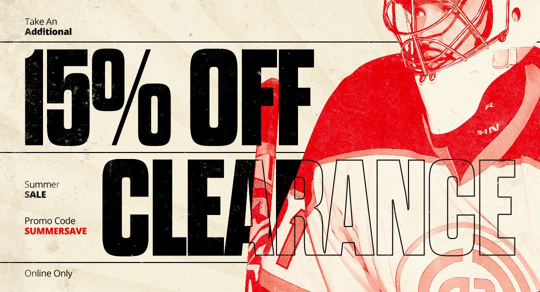 Take an additional 15% off all eligible clearance items with promo code SUMMERSAVE
