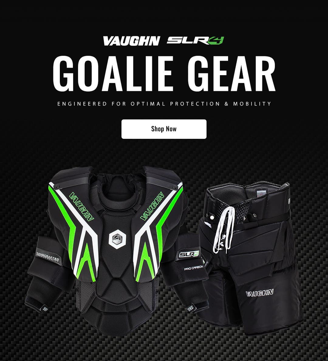 Vaughn SLR4 Goalie Chest & Arm Protectors and Pants