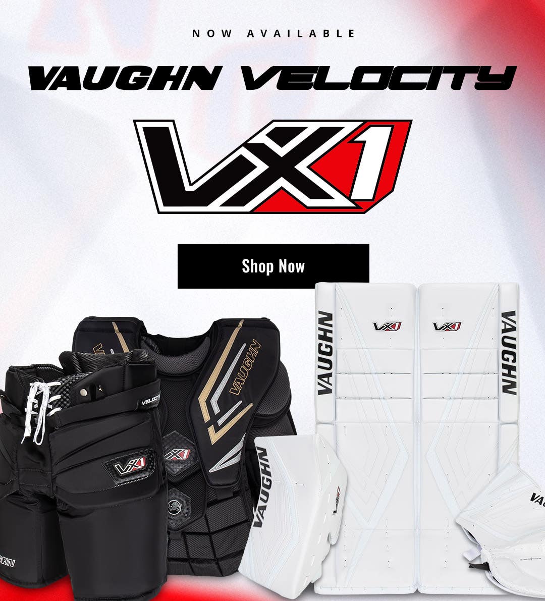 Vaughn Velocity VX1 Goalie Chest & Arm Protectors and Pants