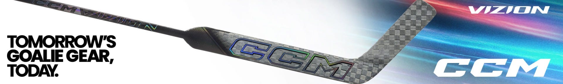 CCM Vizion Goalie Stick: Tomorrow's goalie gear, today