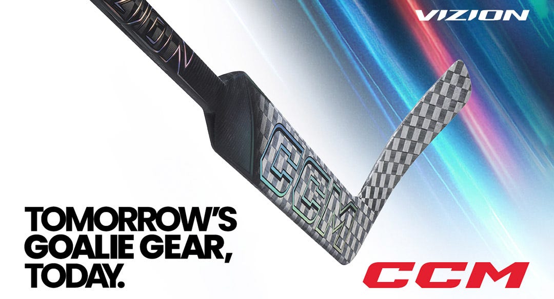 CCM Vizion Goalie Stick: Tomorrow's goalie gear, today