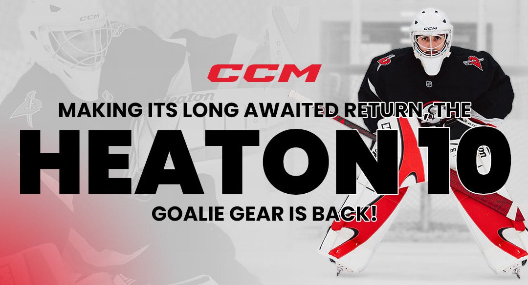 Making its long awaited return, the Heaton 10 goalie gear is back!