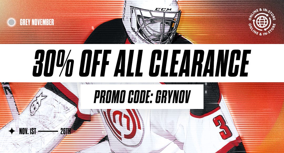Grey November Sale. 30% off all clearance. Promo Code: GRYNOV. November 1st through 26th.