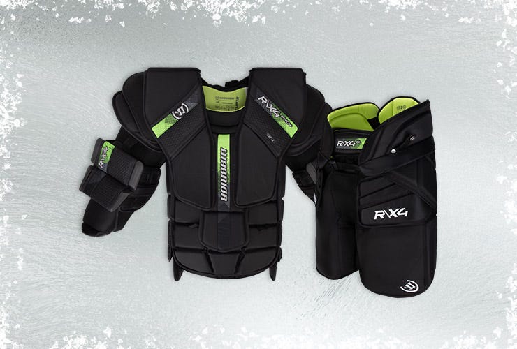 Warrior Ritual X4 chest & arm protector and pants on an icy background