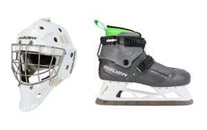 Goalie Mask and Skate