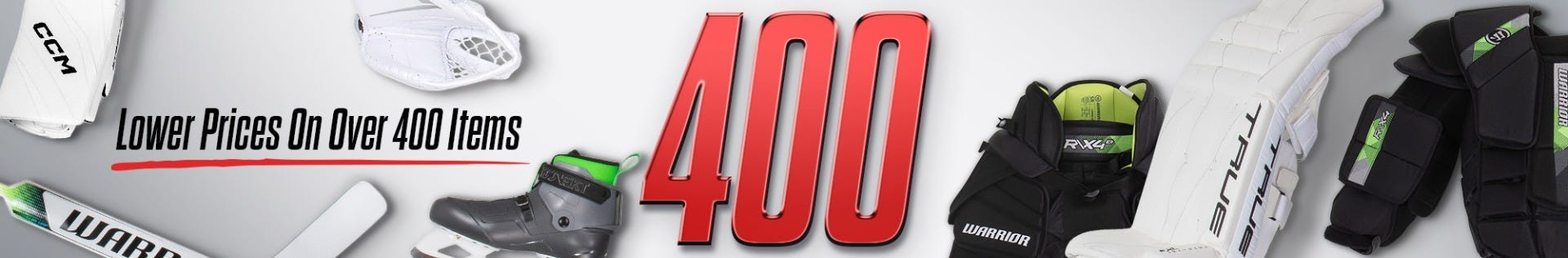 Lower prices on over 400 items