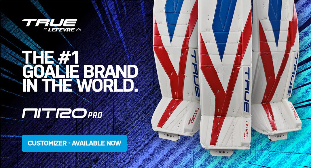 True Catalyst Nitro Pro customizer now available. The #1 goalie brand in the world.