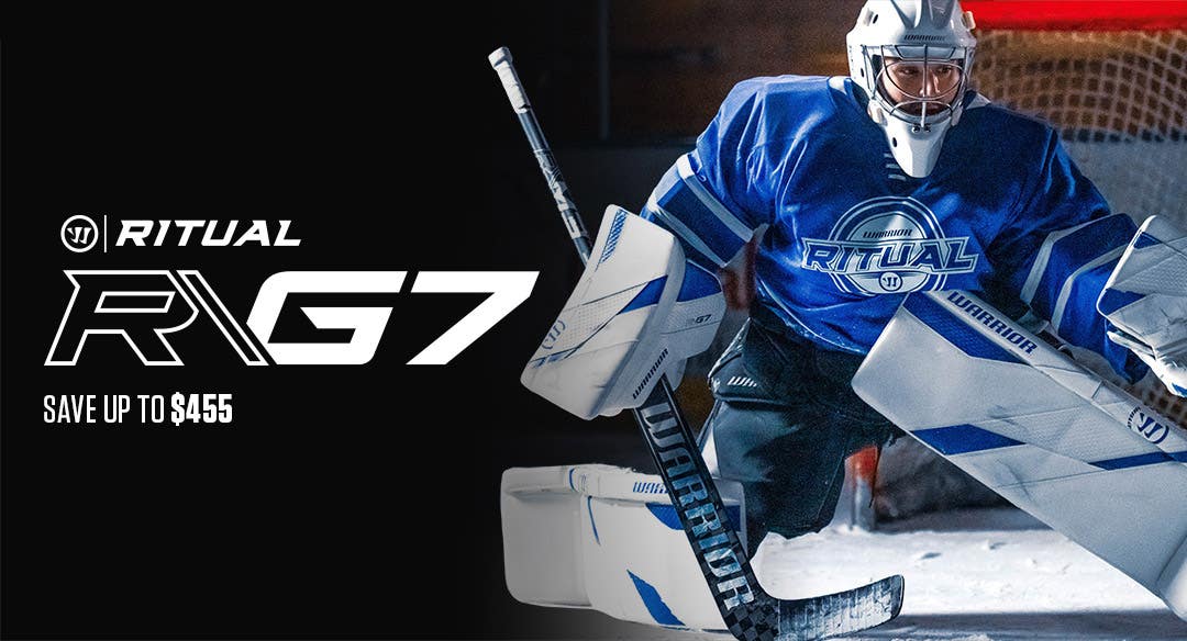 Warrior Ritual G7 Goalie Equipment. Save up to $455.