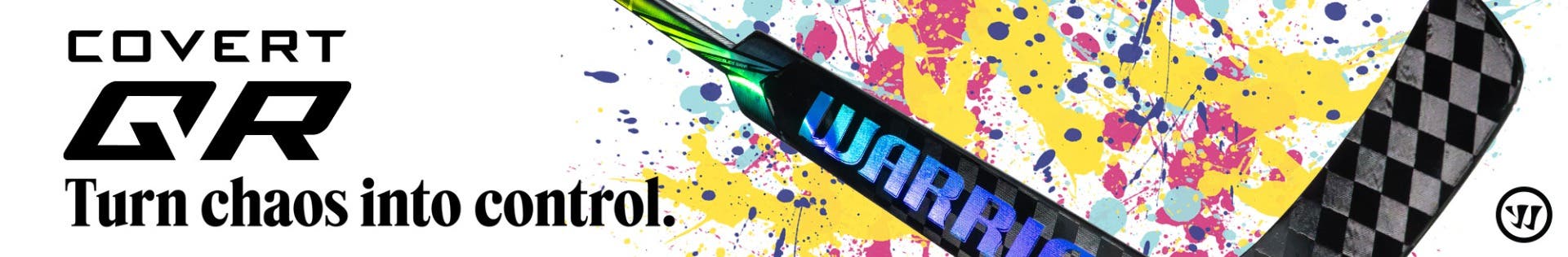 Warrior Covert QR Goalie Sticks. Turn chaos into control.